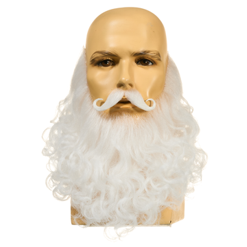 Santa Claus Beard & Mustache Set Long Curly