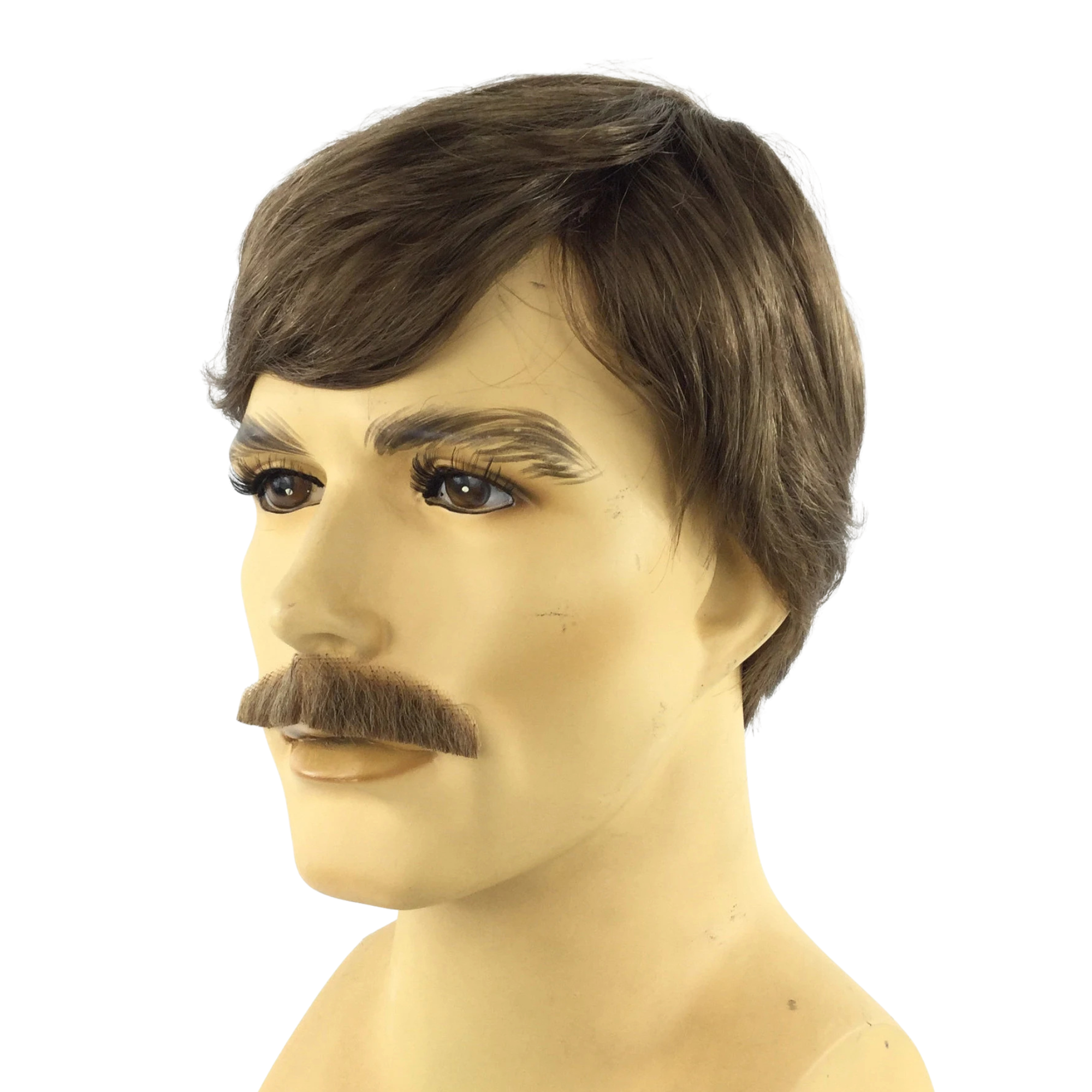 UNCLE RICO Theatrical Wig & Mustache Set