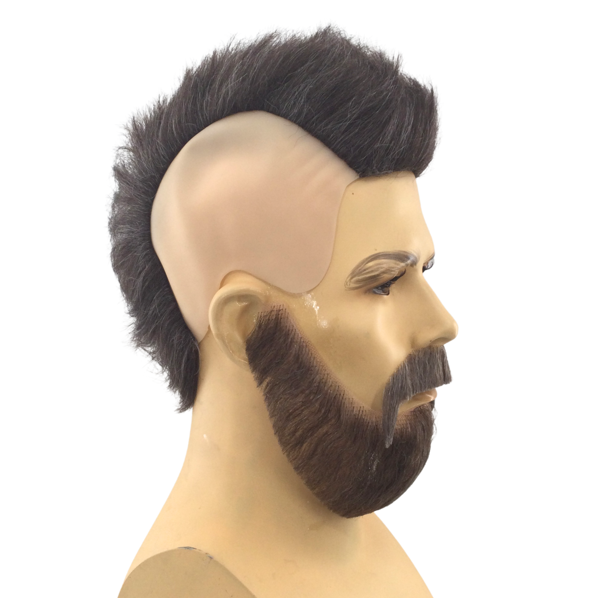 STREET FIGHTER ZANGIEF Style Theatrical Costume Wig Mustache & Beard Set