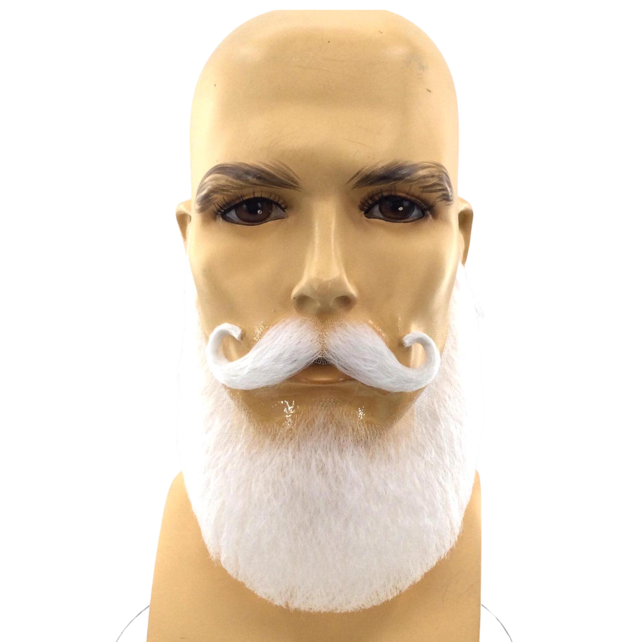 Santa Claus Beard & Mustache Modern Set