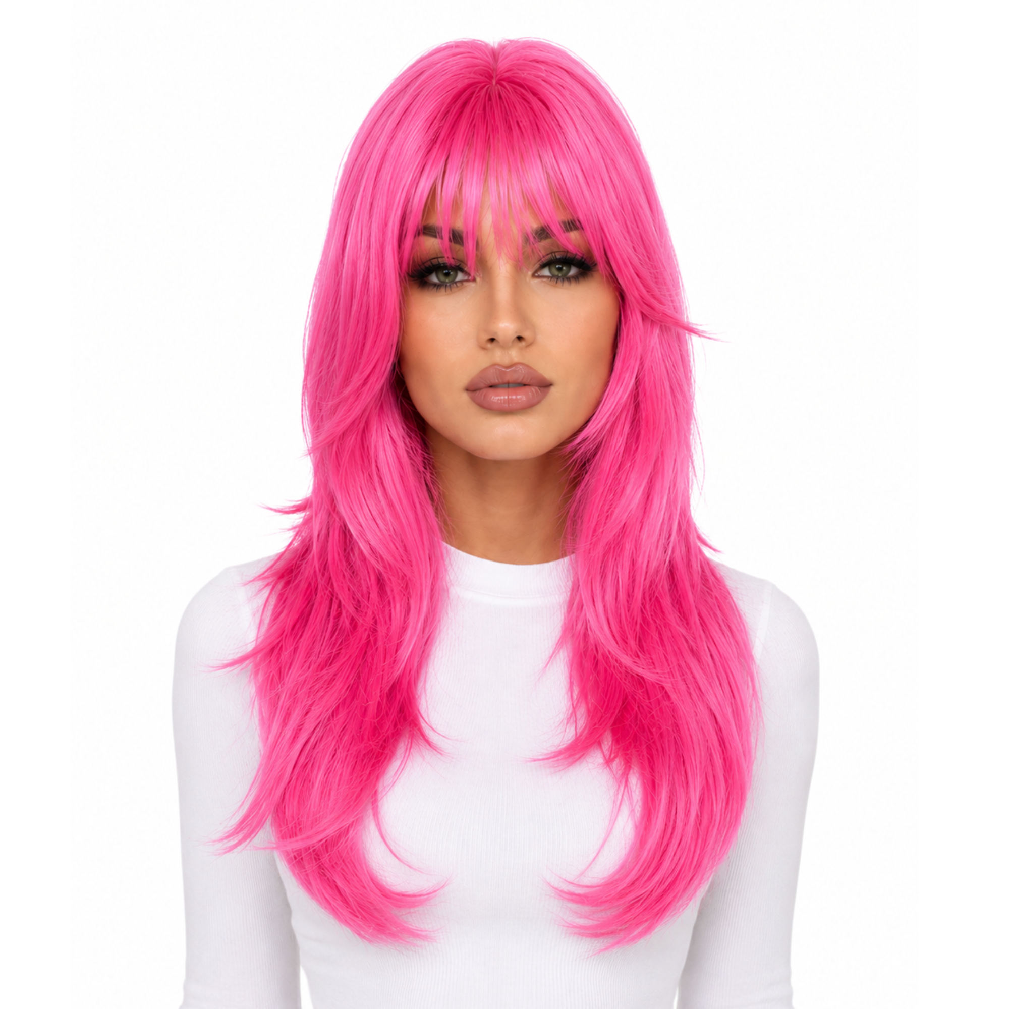 Premium Long Sexy Wavy Theatrical Wig - 7 Fun Colors