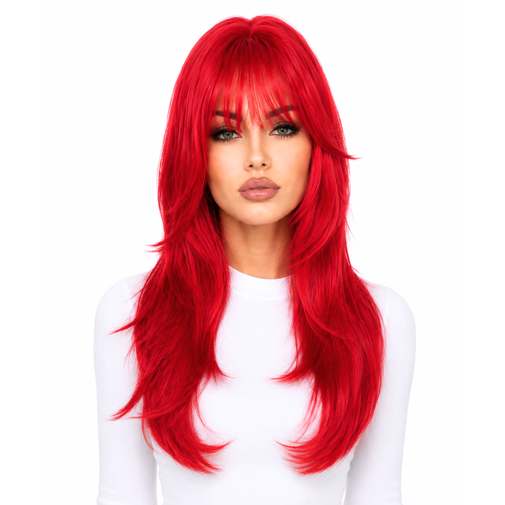 Premium Long Sexy Wavy Theatrical Wig - 7 Fun Colors