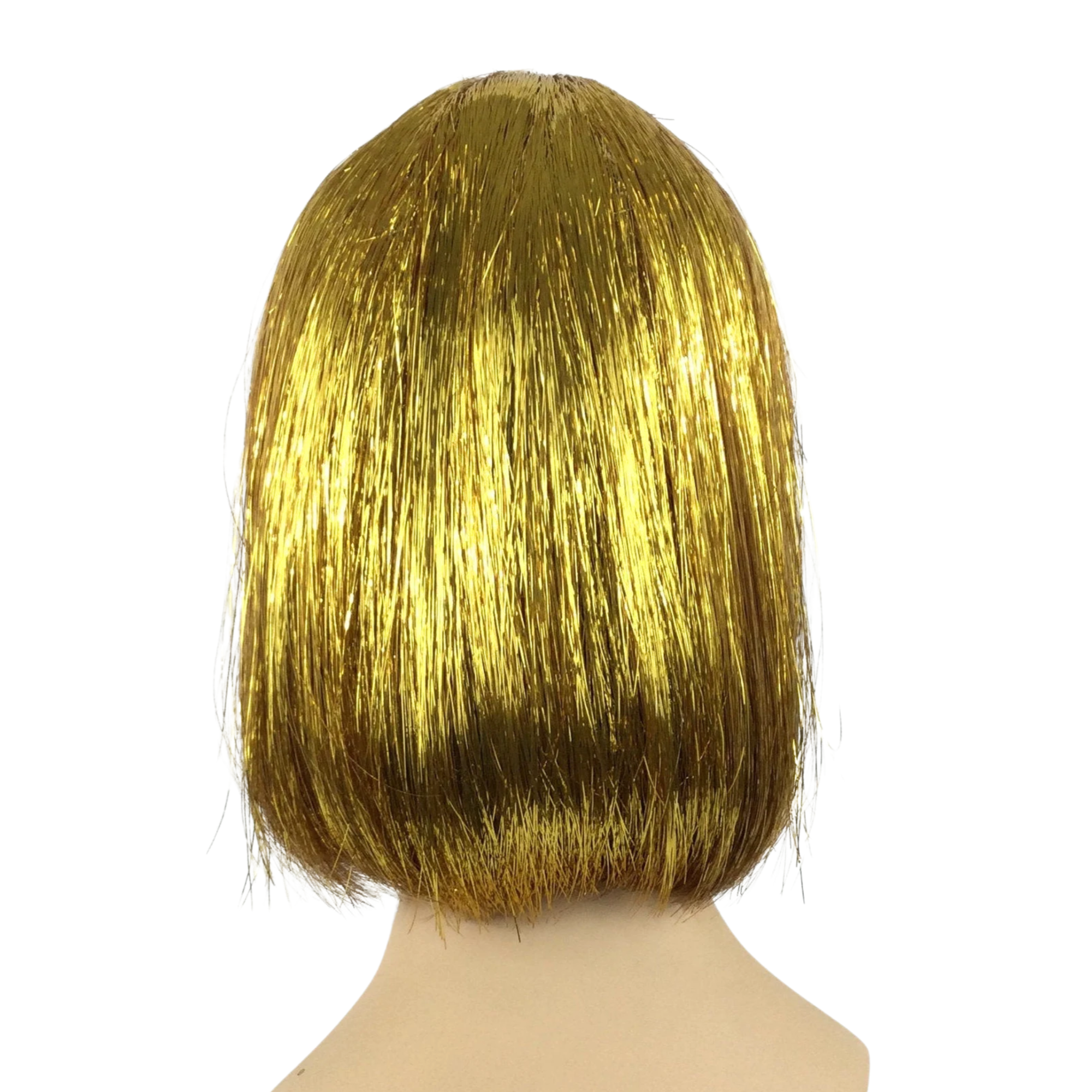 MARDI GRAS Tinsel Theatrical Costume Wig - 3 Colors