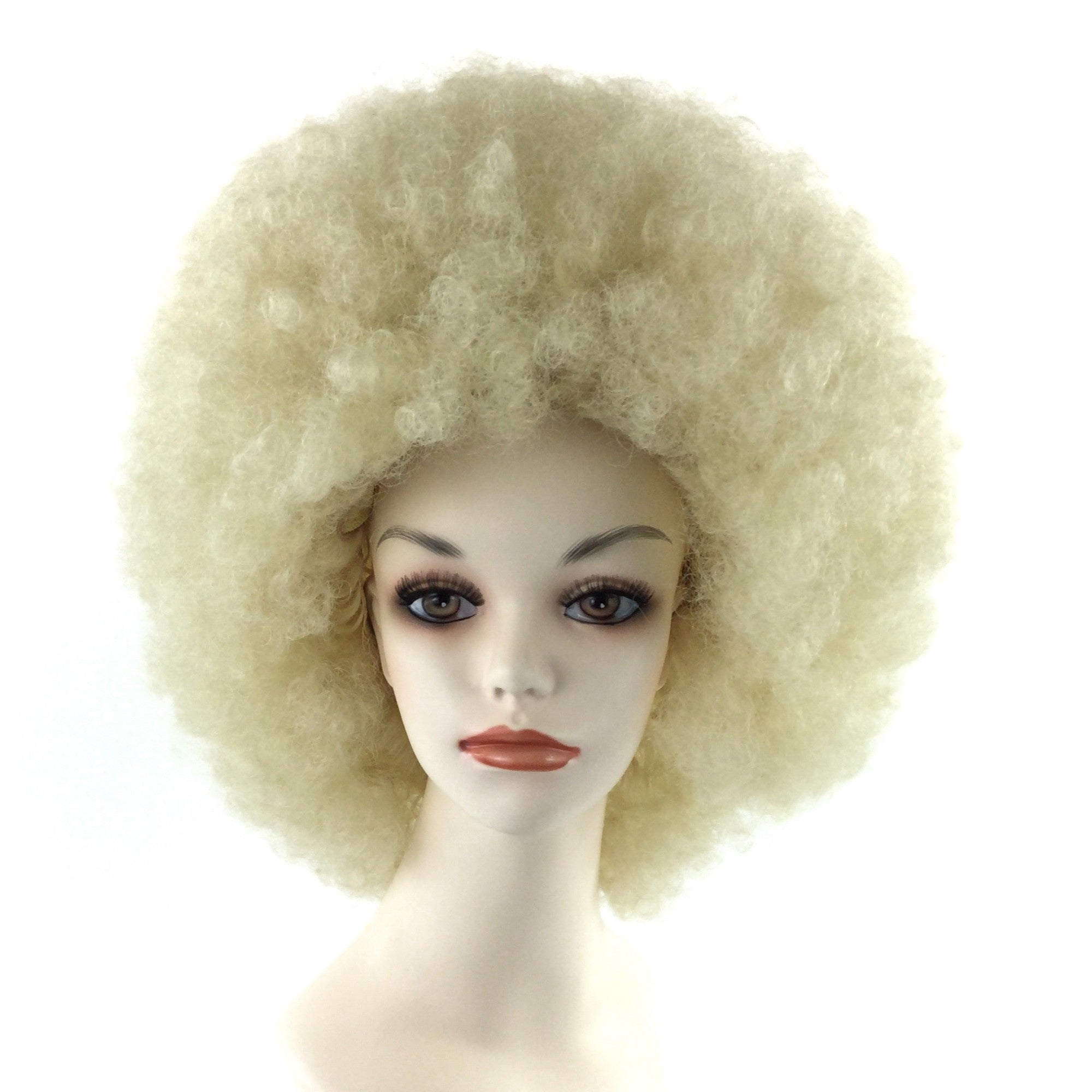 1970s Disco Style Afro Unisex Wig in Natural Colors