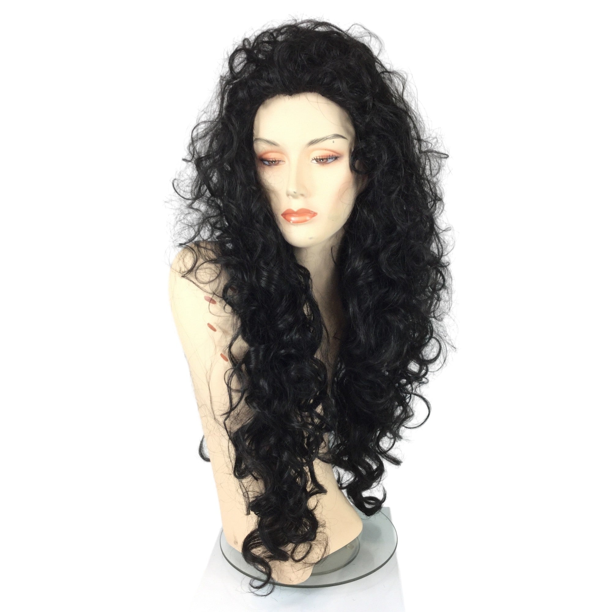 1990's CHER Theatrical Long Curly Costume Wig