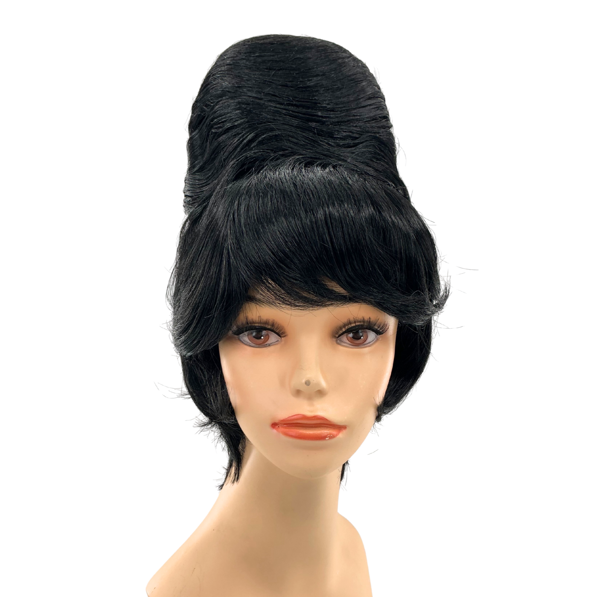 1950’s Round Beehive Theatrical Wig in Natural Colors