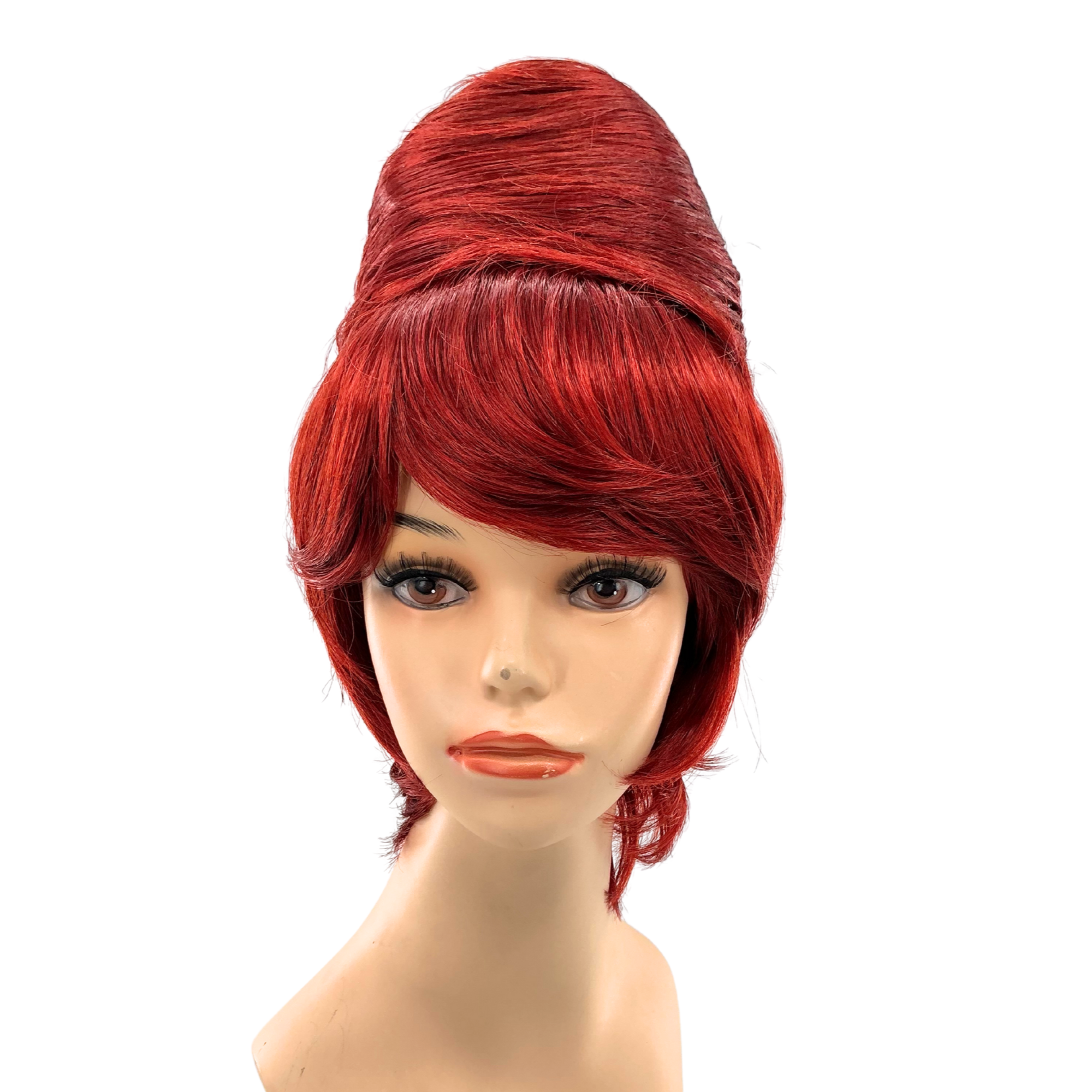 1950’s Round Beehive Theatrical Wig in Natural Colors