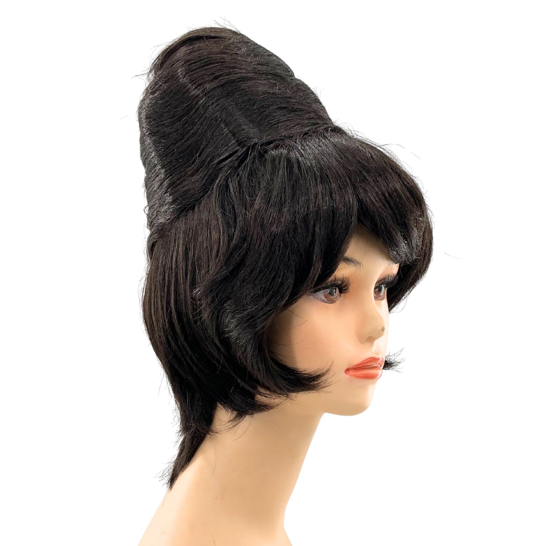 1950’s Round Beehive Theatrical Wig in Natural Colors
