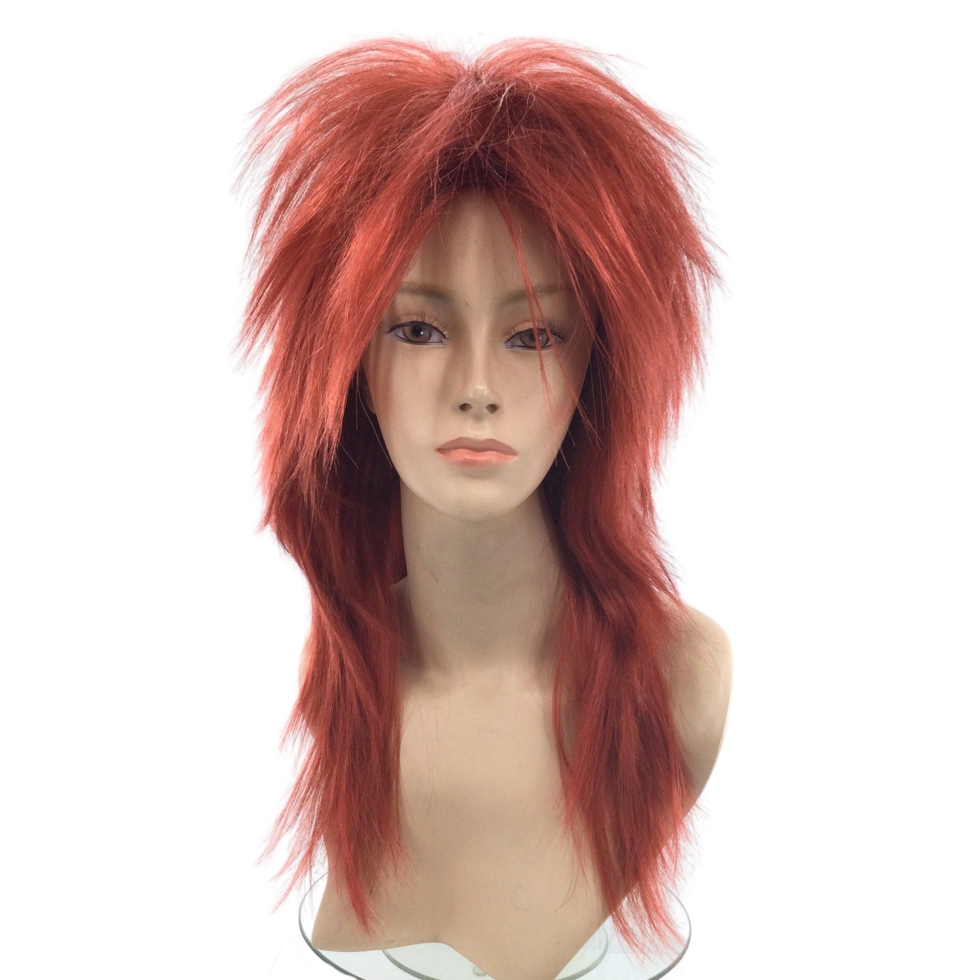 1980’s Spiky Punk Rocker Unisex Wig in Natural Colors