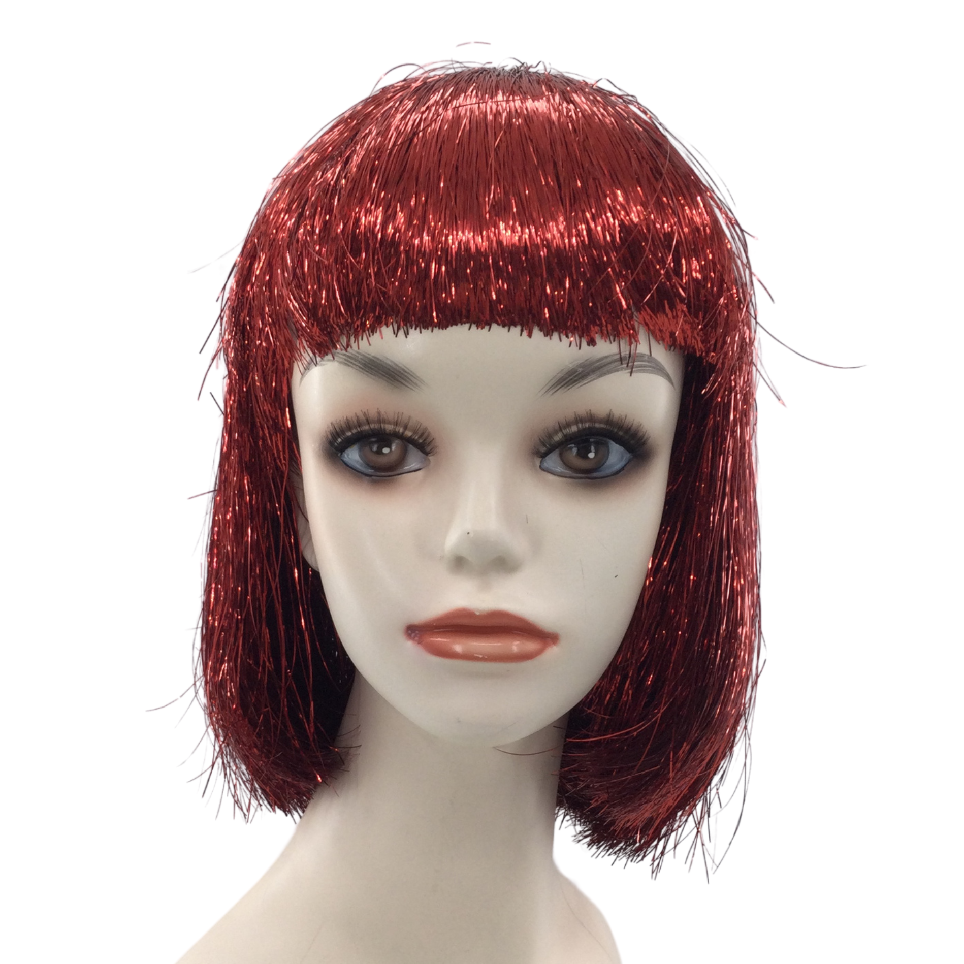 SPARKLE Tinsel Theatrical Costume Wig - 3 Colors
