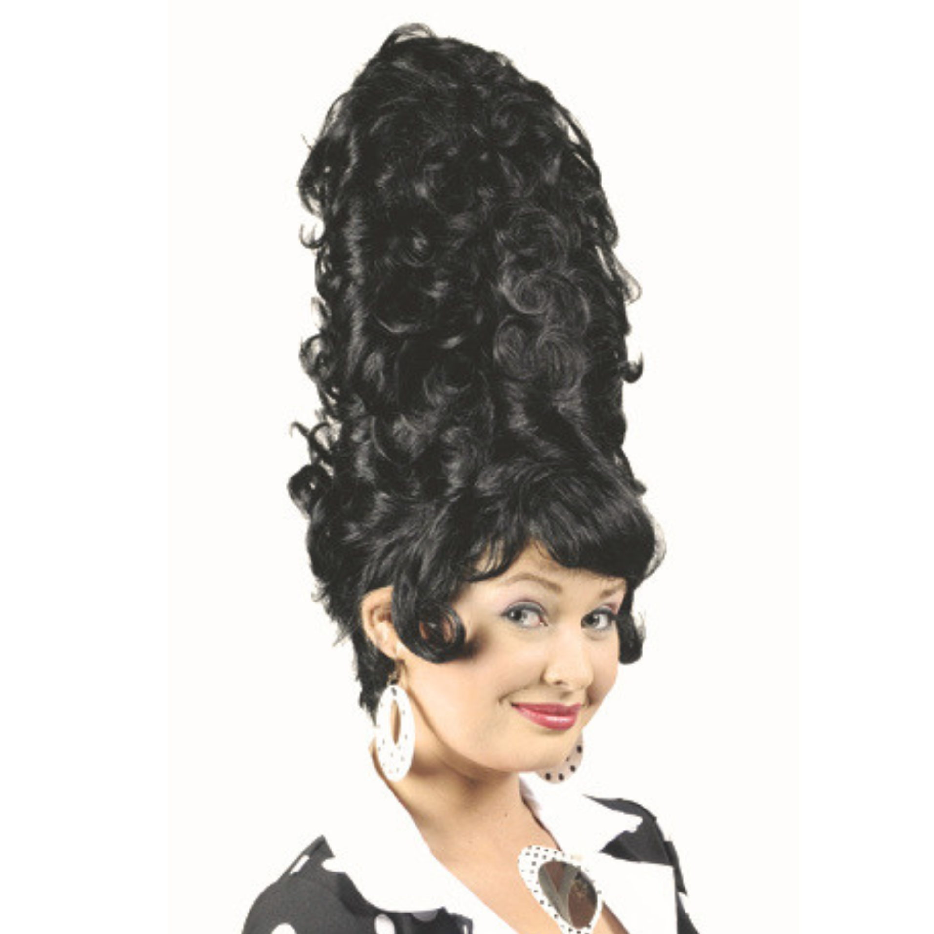 1950’s High Top Beehive Natural Theatrical Wig - 2 Colors