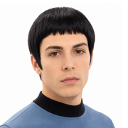 SPOCK Style Theatrical Costume Wig