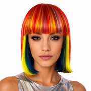 Rainbow Pride Deluxe Cosplay Costume Wig