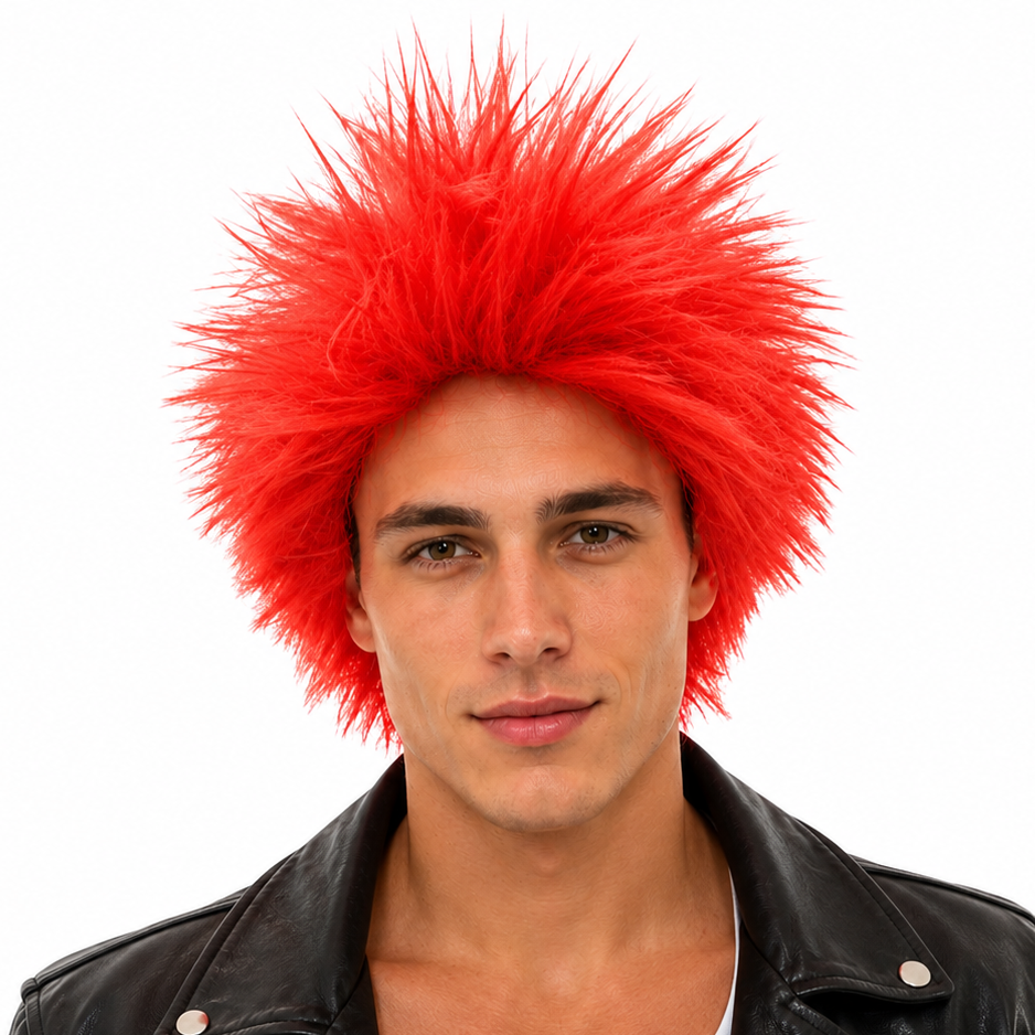 1980'S Punk Rocker Theatrical Costume Wig - 5 Colors