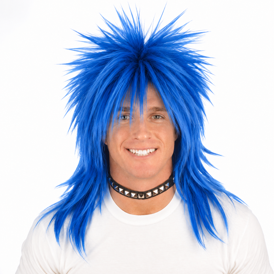 1980’s Spiky Punk Rocker Wig - 4 Fun Colors