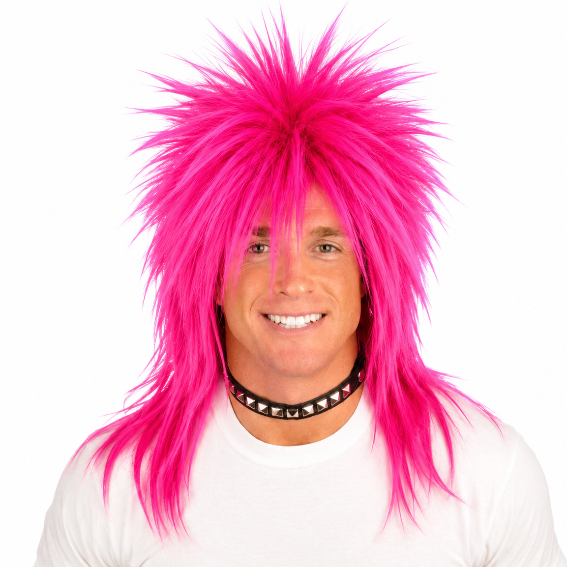 1980’s Spiky Punk Rocker Wig - 4 Fun Colors