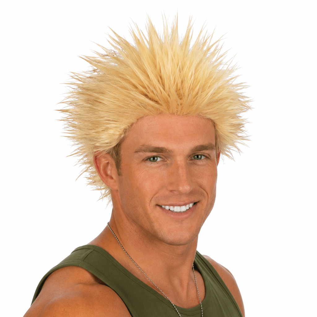 STREET FIGHTER GUILE Style Theatrical Costume Wig