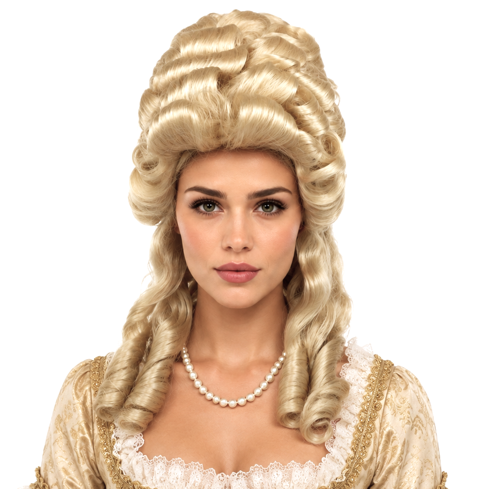 FRENCH COLONIAL Renaissance Lady Theatrical Beehive Wig