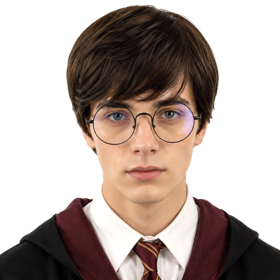 WIZARD HARRY Theatrical Costume Wig