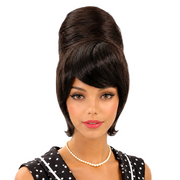 1950’s Round Beehive Theatrical Wig - 4 Natural Colors