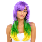 MARDI GRAS Premium Glamour Theatrical Wig