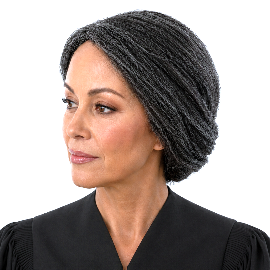 RUTH BADER GINSBURG Theatrical Costume Wig