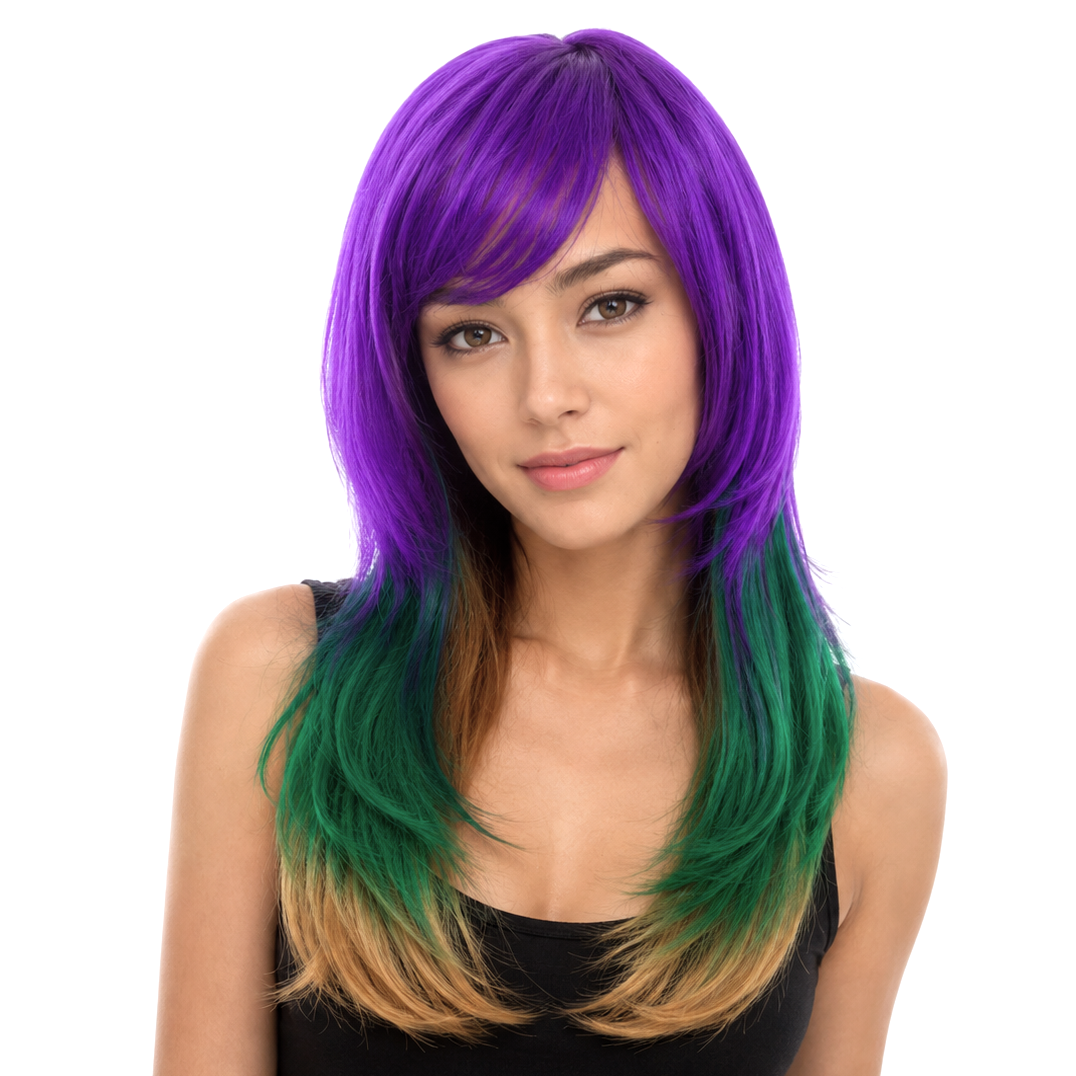 MARDI GRAS Premium Glamour Theatrical Wig