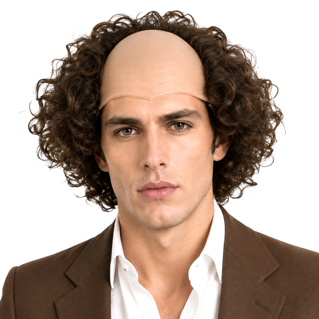 LARRY FINE Style Theatrical Costume Wig