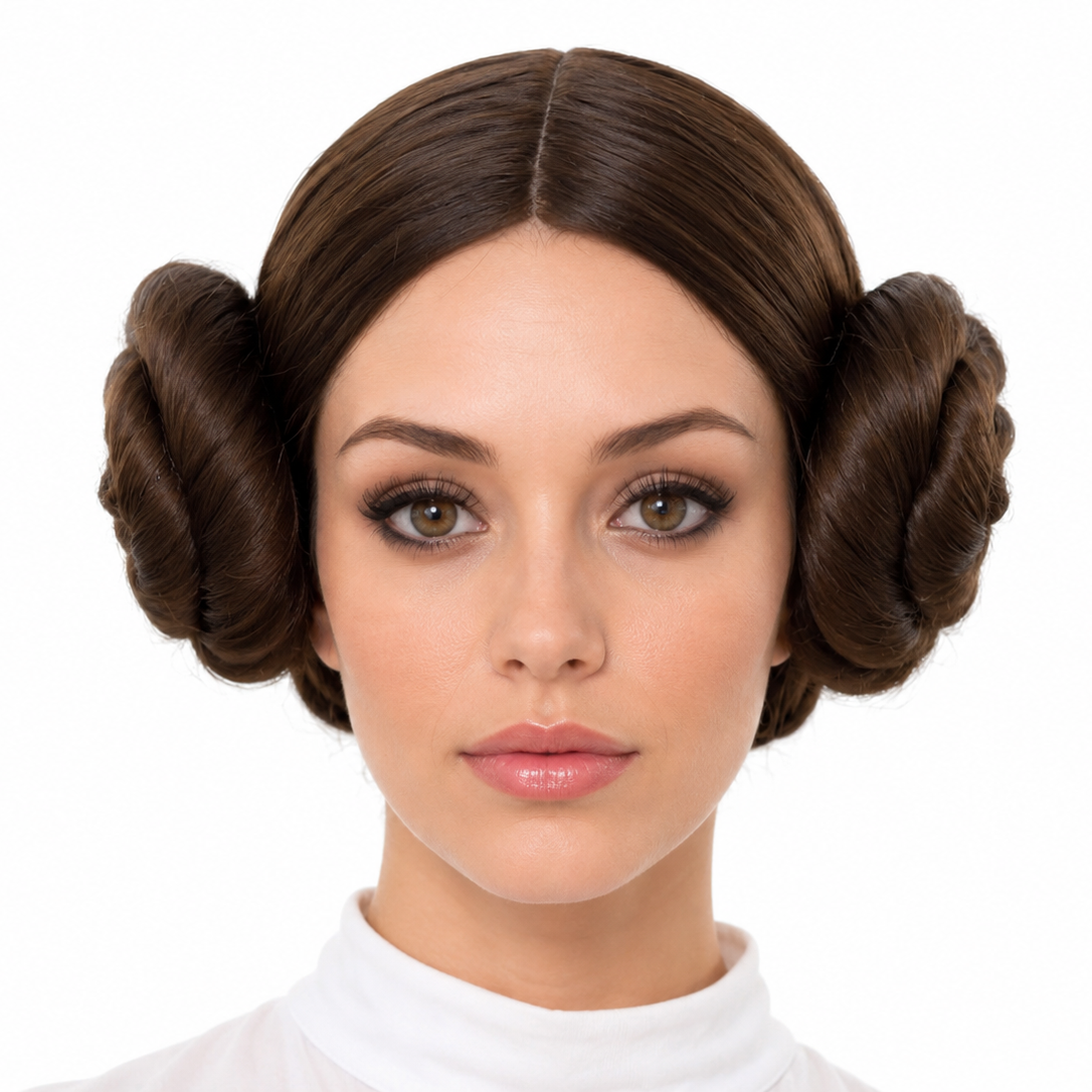 PRINCESS LEIA Style Theatrical Costume Wig