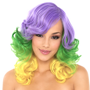 MARDI GRAS Premium Theatrical Wig