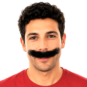Theatrical Quality Mario Bros Style Premium Synthetic Mustache