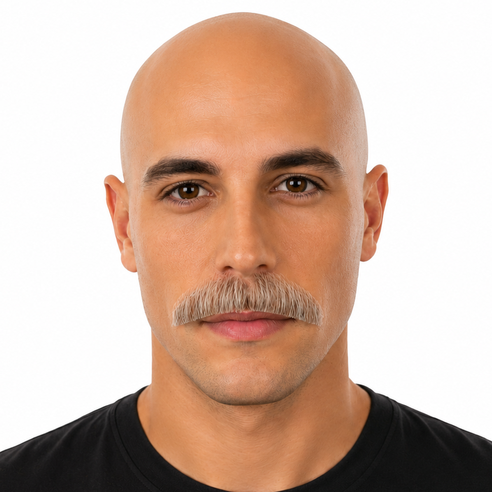 Theatrical Quality Pencil Style Premium Mustache - 11 Colors