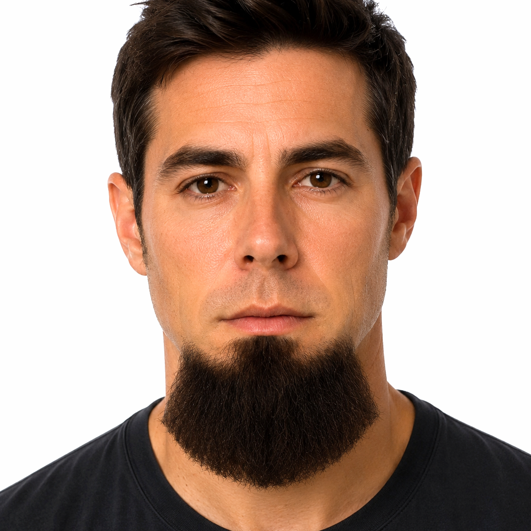 Theatrical Quality Premium Goatee Lace-Back Beard