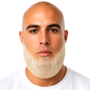Theatrical Quality Premium Natural Lace-Back Beard