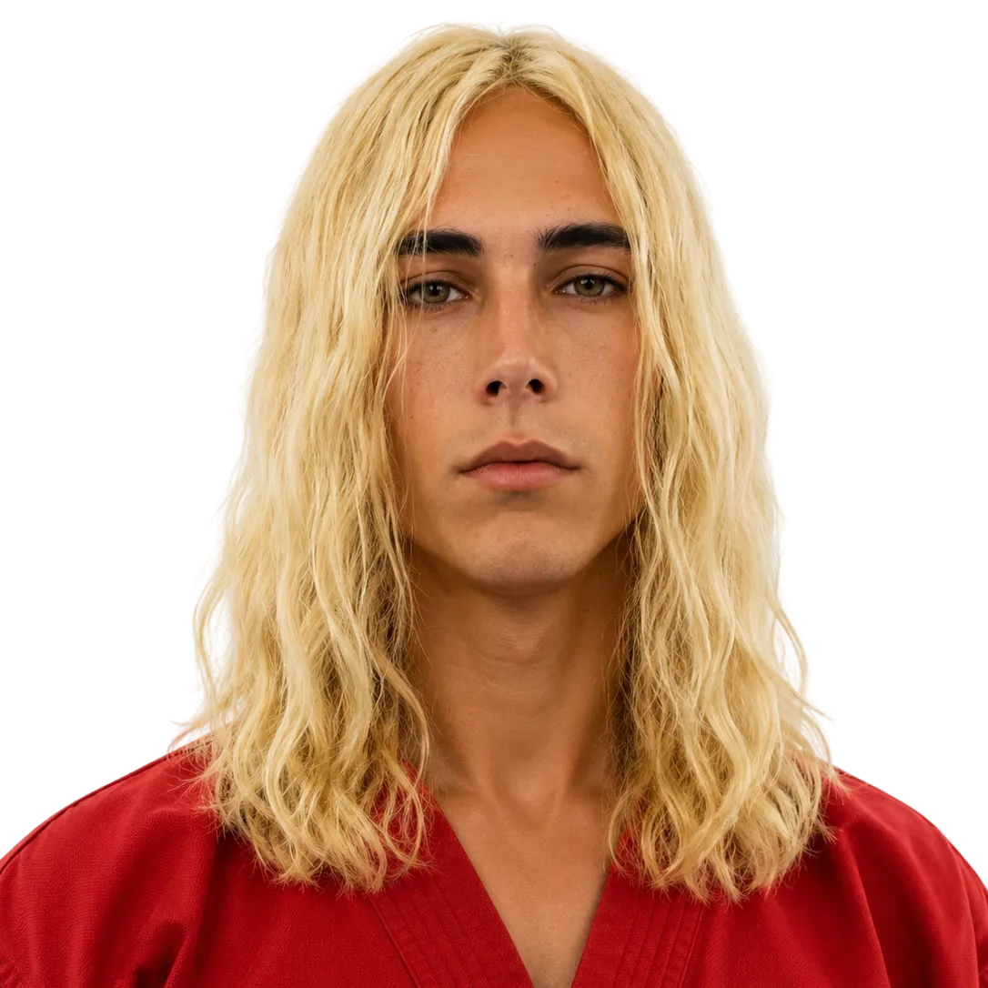 STREET FIGHTER KEN Style Theatrical Costume Wig