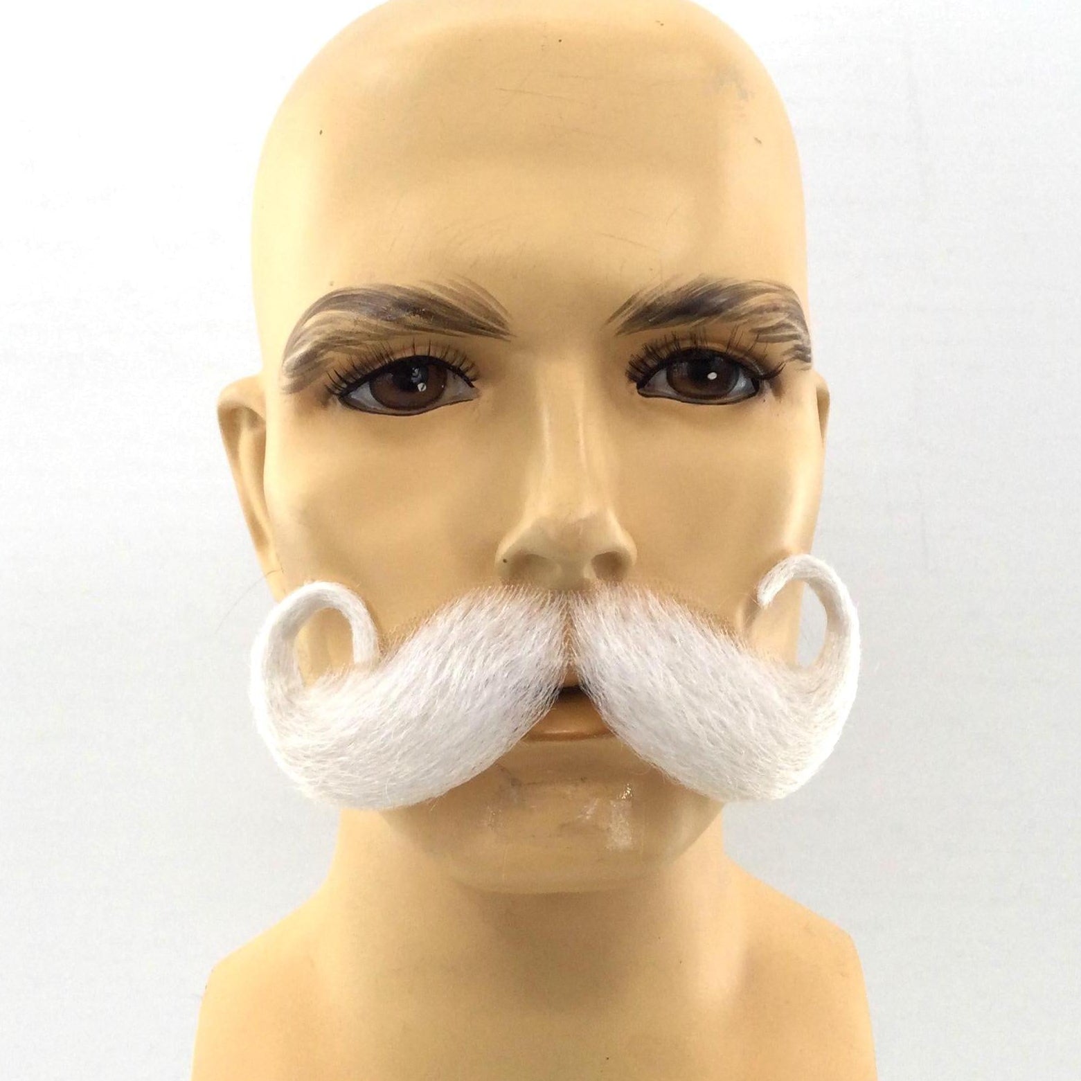 Theatrical Quality Big Curl Santa Premium Mustache