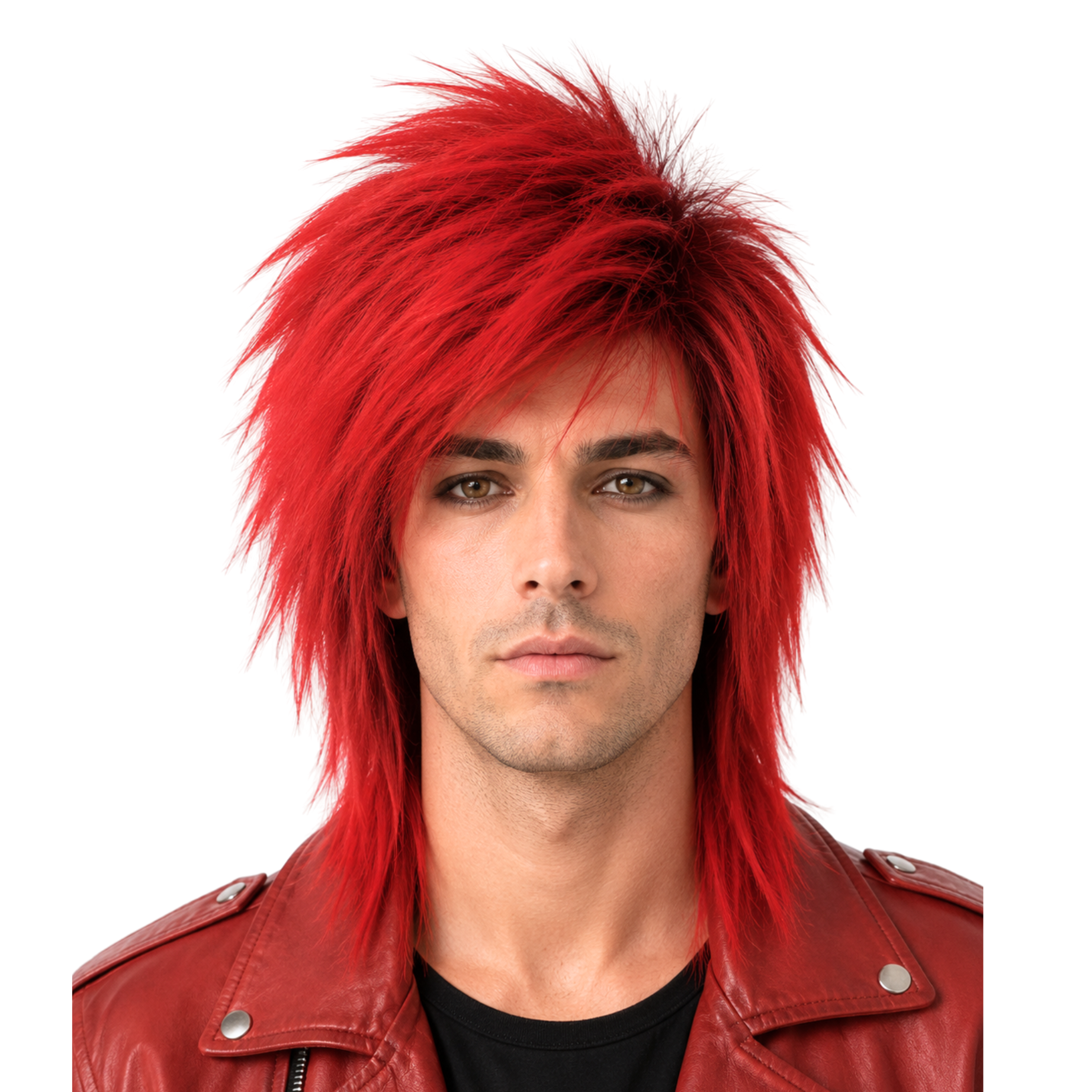 RED MIST Theatrical Costume Wig