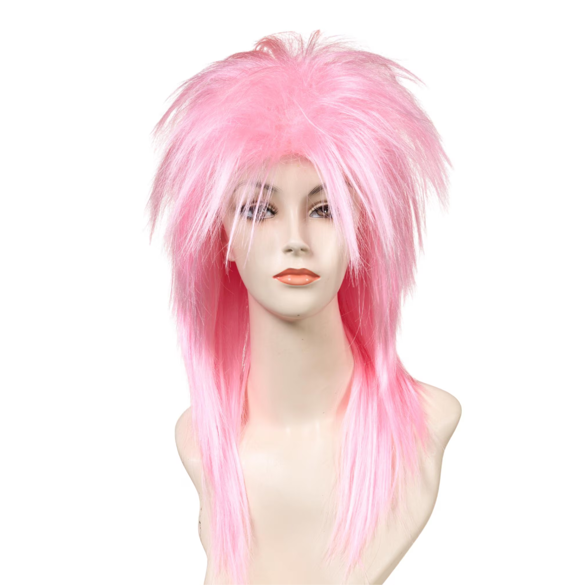 1980’s Spiky Punk Rocker Unisex Wig in Fun Party Colors