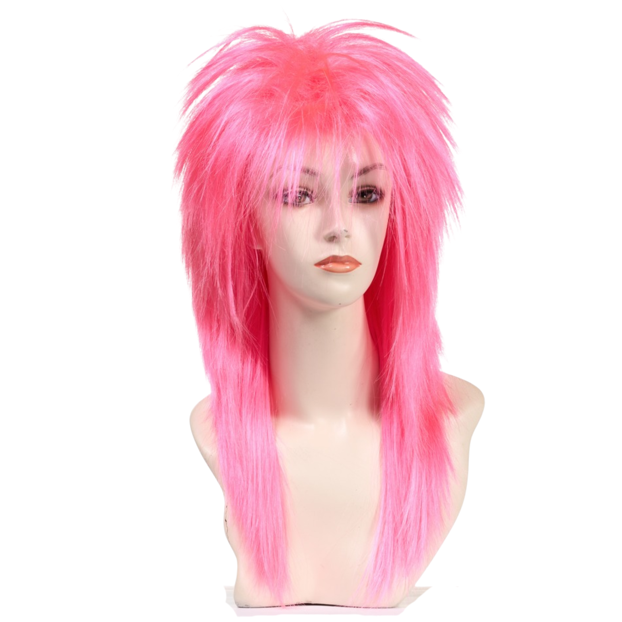 1980’s Spiky Punk Rocker Unisex Wig in Fun Party Colors