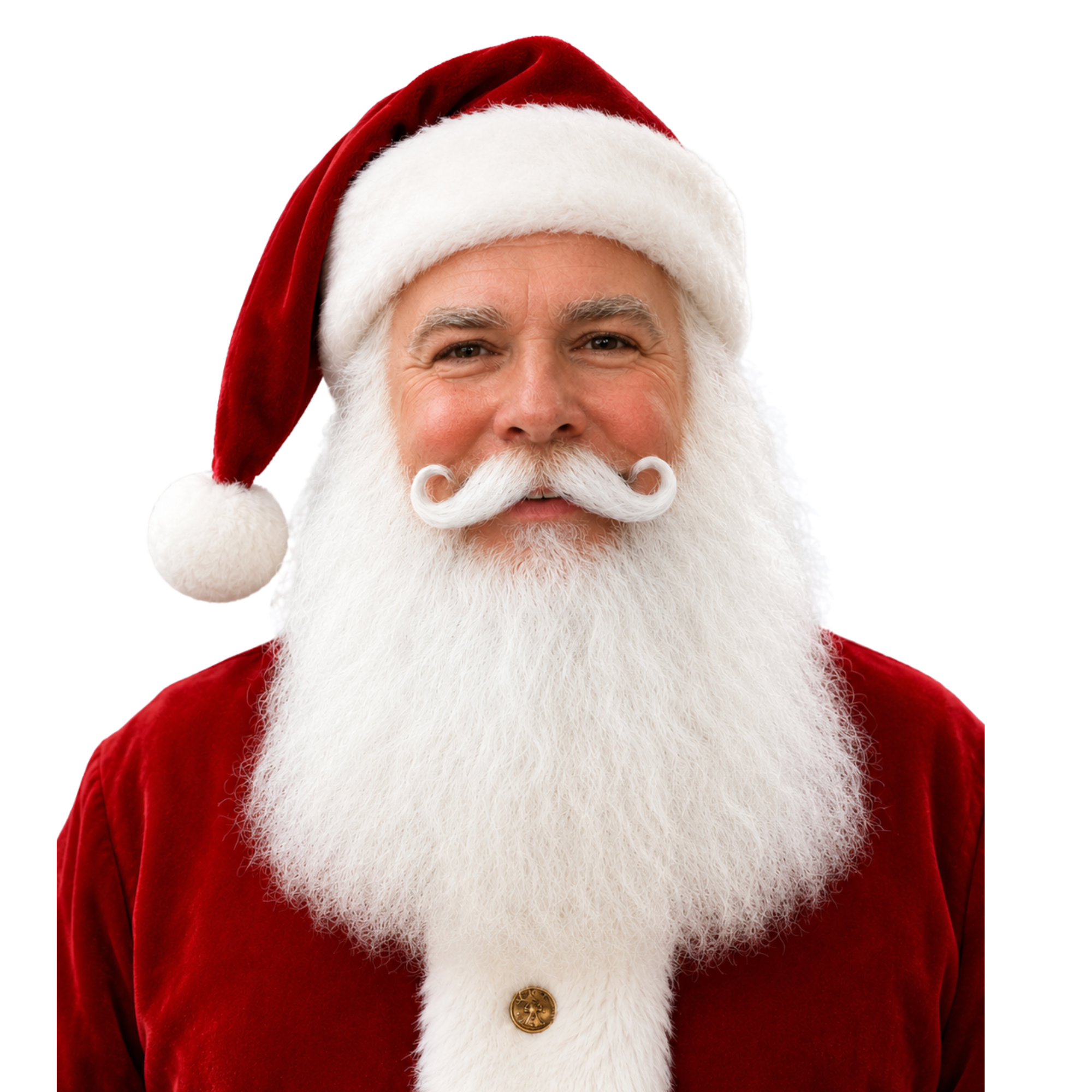 Santa Claus Beard & Mustache Classic Long Set