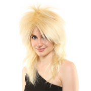 1980’s Spiky Punk Rocker Wig - 3 Natural Colors