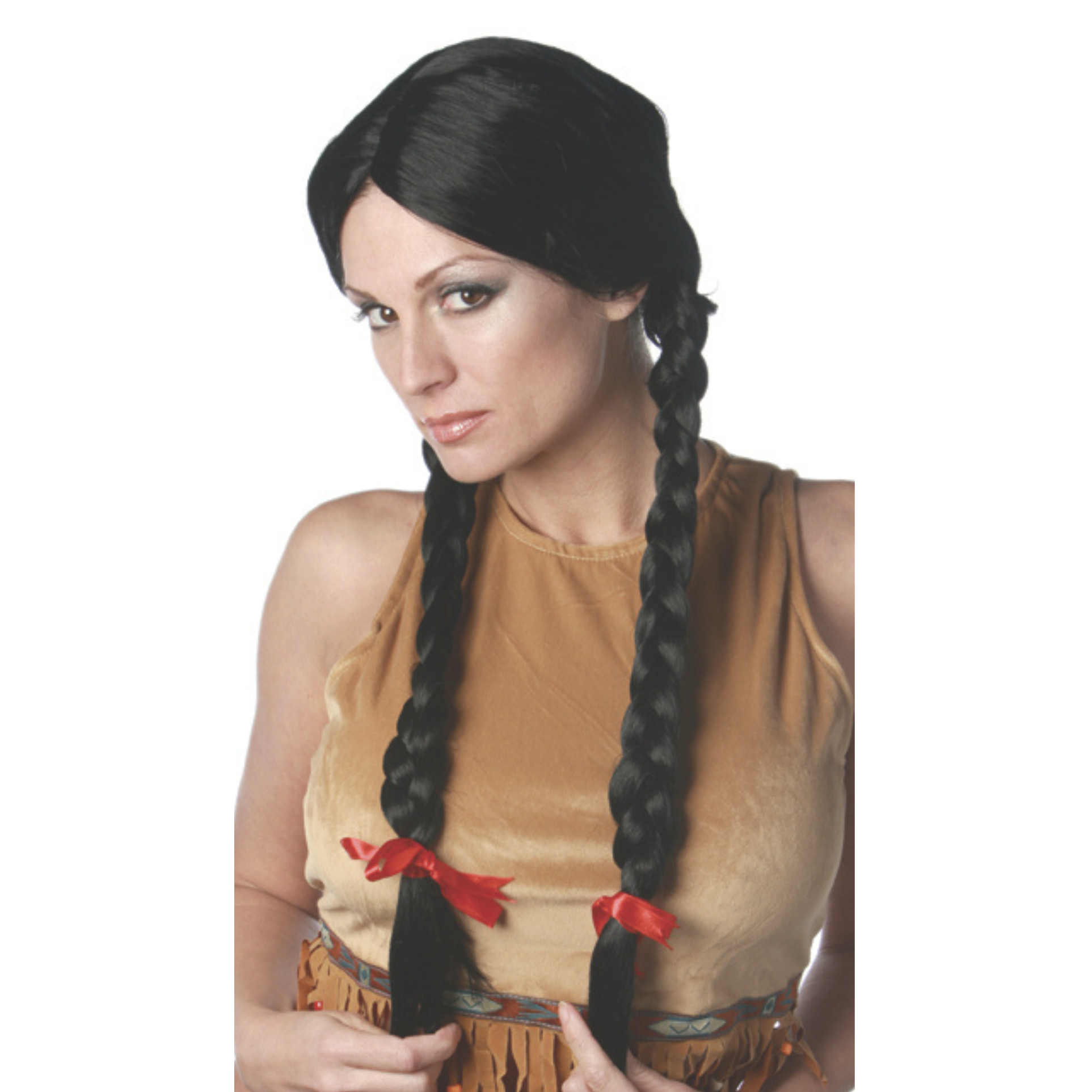 NATIVE GIRL Theatrical Costume Wig