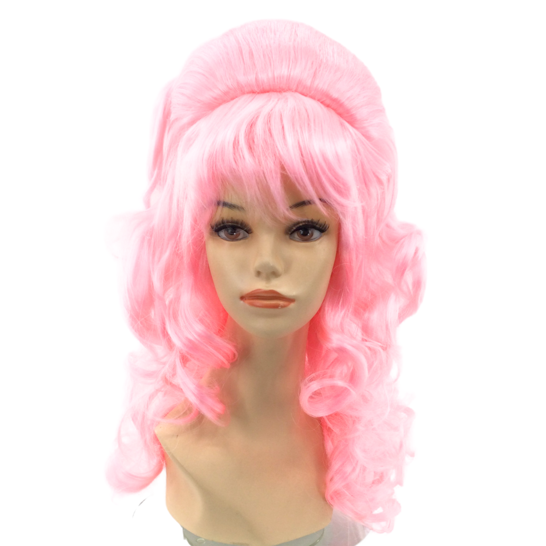 1960’s Retro Curly Beehive Theatrical Wig in Fun Party Colors