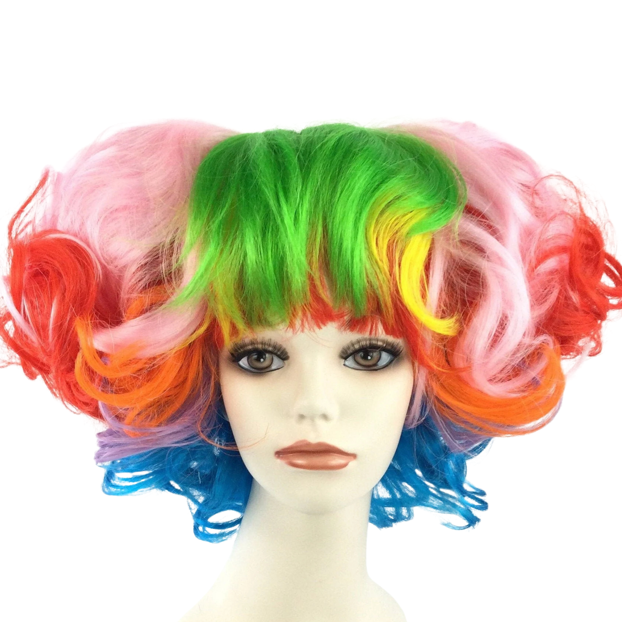 POM-POM Rave/Anime Theatrical Costume Wig in Fun Colors