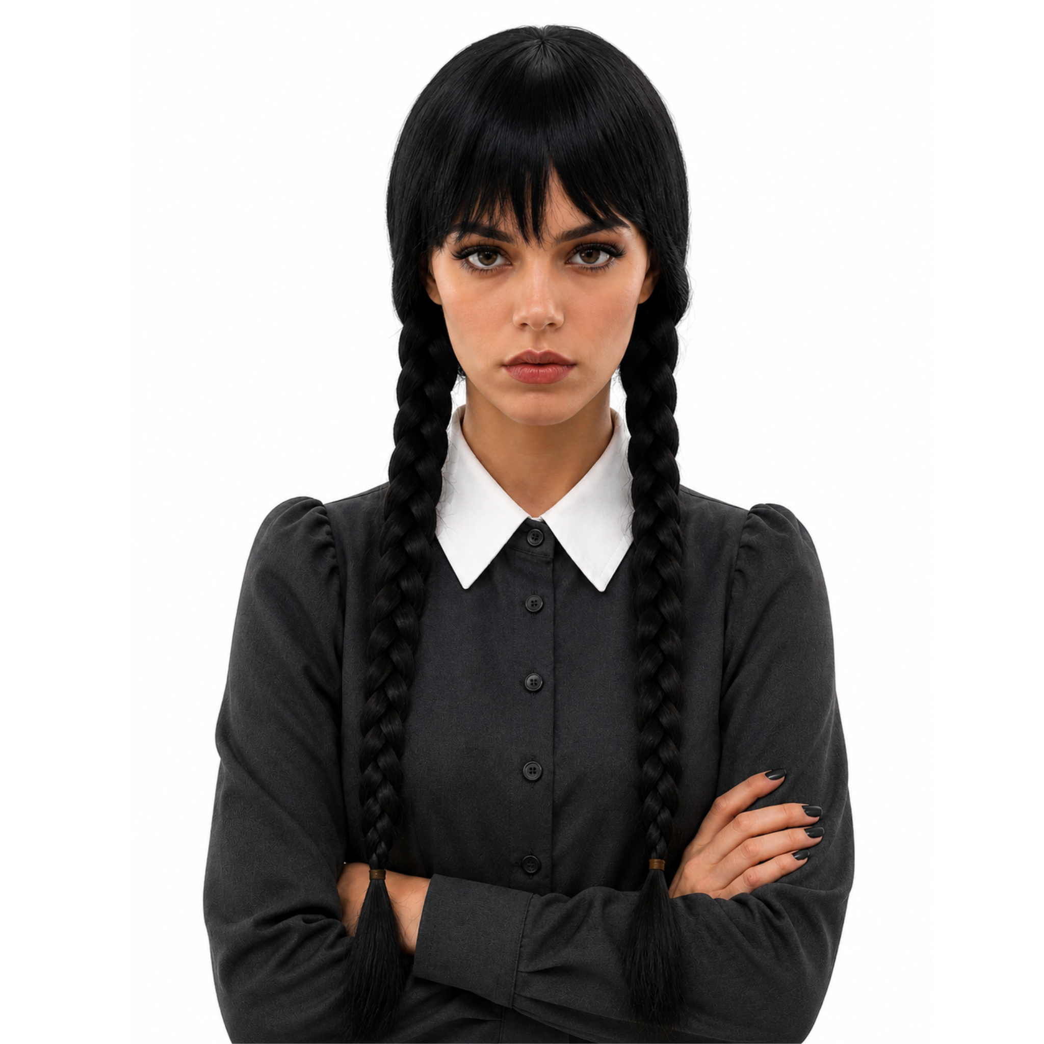 NEW WEDNESDAY Style Theatrical Costume Wig
