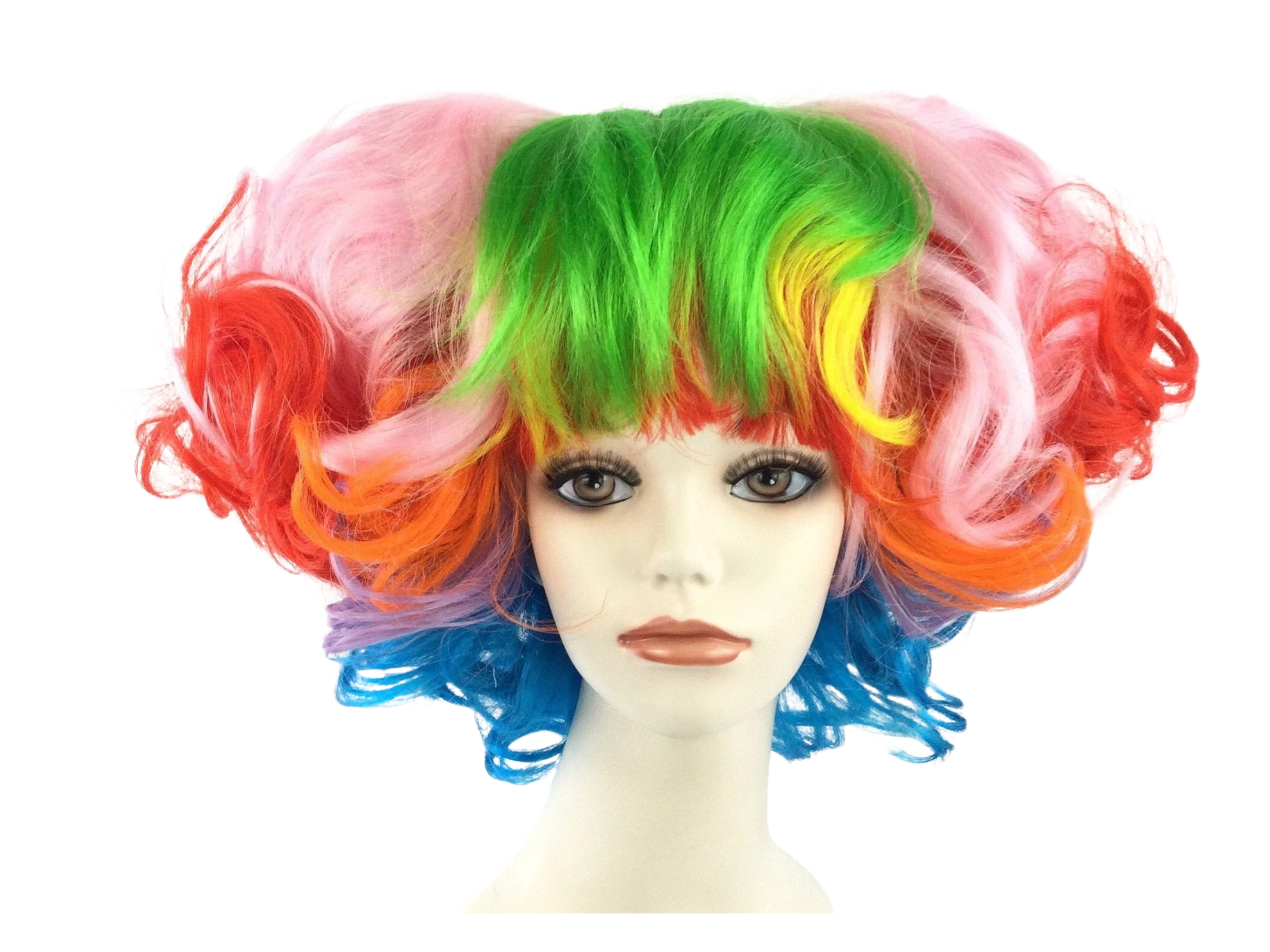 POM-POM Rave/Anime Theatrical Costume Wig in Fun Colors