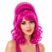 1960’s Retro Curly Beehive Theatrical Wig - 13 Fun Colors