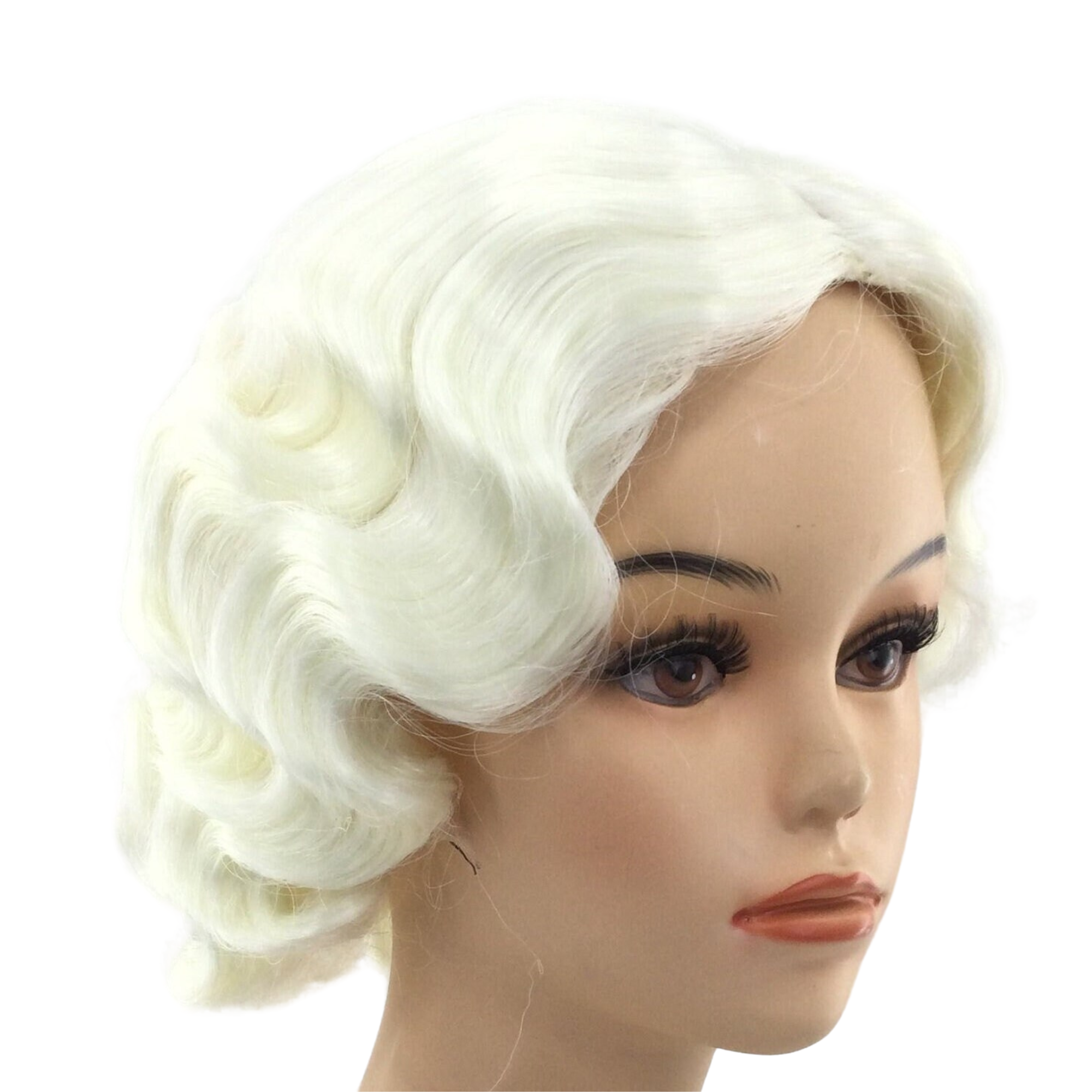 1920’s Finger Wave Vintage Style Flapper Theatrical Wig