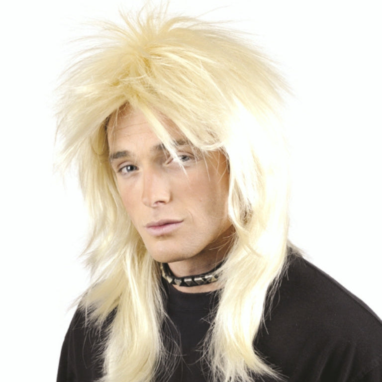 1980’s Spiky Punk Rocker Wig - 4 Natural Colors