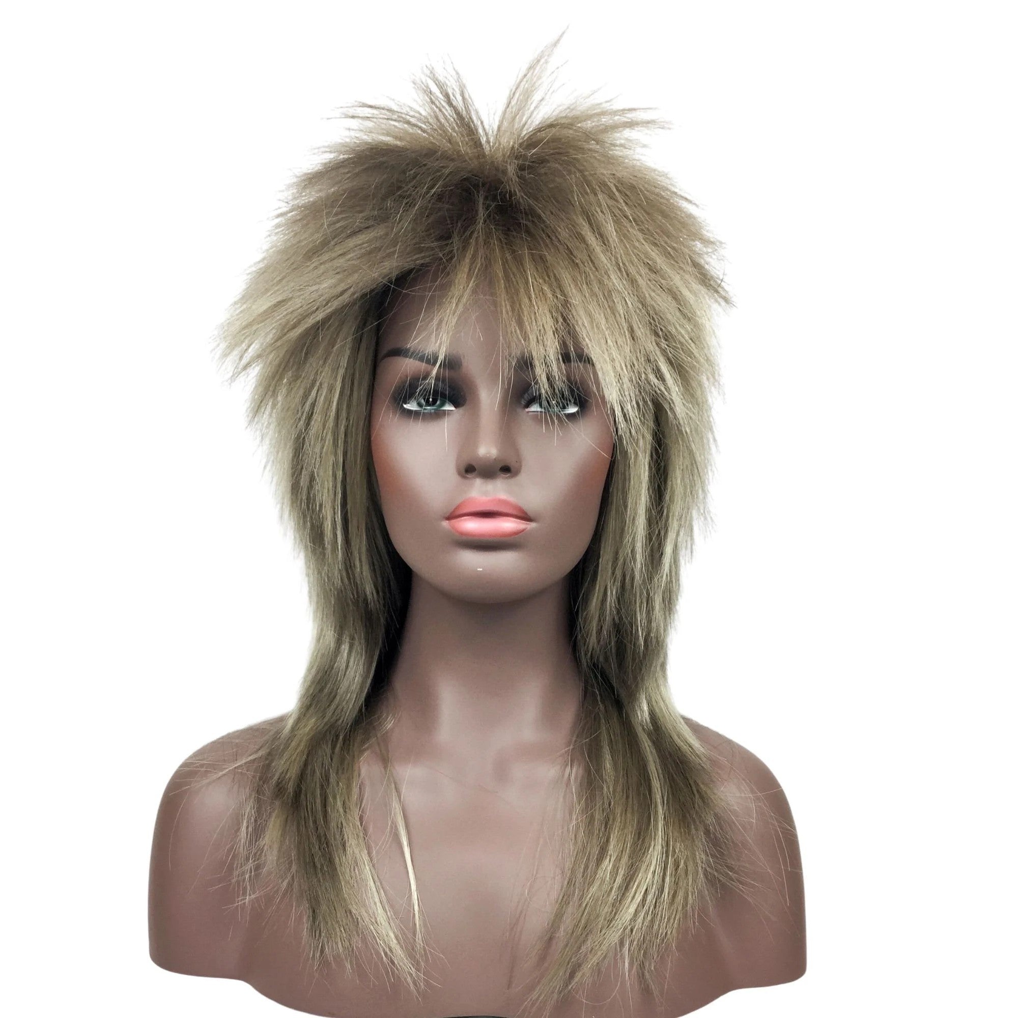1980's TINA TURNER Style Theatrical Costume Wig